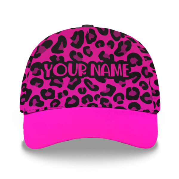 3D-Printed-Classic-Cap-Reflective-Tapes-Pink-Leopard-Safety-Workwear-For-Workers,-Runners,-Cyclists,-Patriotic-1
