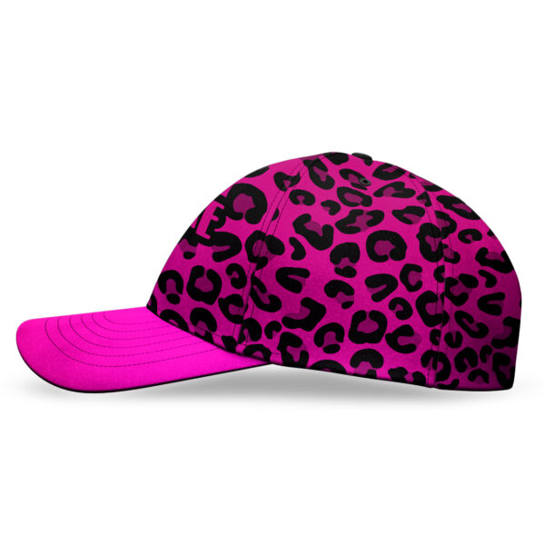 3D-Printed-Classic-Cap-Reflective-Tapes-Pink-Leopard-Safety-Workwear-For-Workers,-Runners,-Cyclists,-Patriotic-4