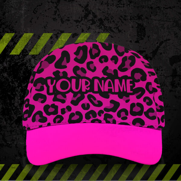 3D-Printed-Classic-Cap-Reflective-Tapes-Pink-Leopard-Safety-Workwear-For-Workers,-Runners,-Cyclists,-Patriotic-5