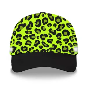 3D Printed Classic Cap Reflective Leopard Safety Workwear For Workers, Runners, Cyclists, Patriotic