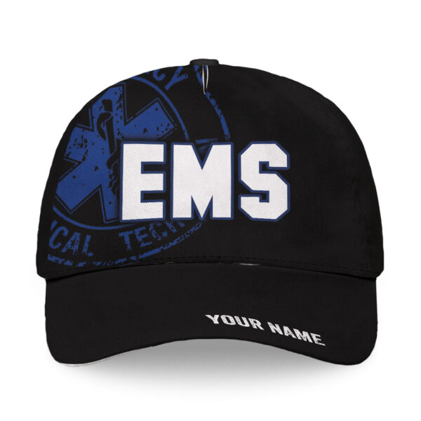 Hi Vis Cap EMS Custom Name Safety 1