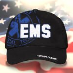Hi Vis Cap EMS Custom Name Safety 4