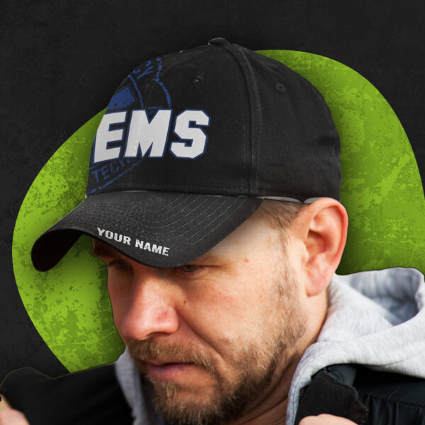 Hi Vis Cap EMS Custom Name Safety 6