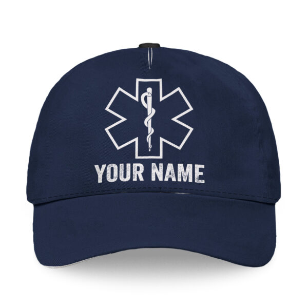 Hi Vis Cap EMT Custom Name Safety 1