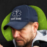 Hi Vis Cap EMT Custom Name Safety 6