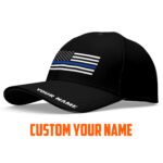 Hi Vis Cap Thin Blue Line Custom Name Safety 2