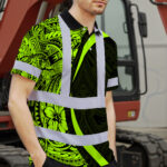 Hi-Vis-Hawaiian-Shirt-Reflective-Tapes-Hawaiian-Polynesian-Tribal-Custom-Name-Safety-Workwear-Workers,-Truckers-4