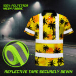 Hi-Vis-Hawaiian-Shirt-Reflective-Tapes-Yellow-Neon-Flowers-Custom-Name-Safety-Workwear-Workers,-Truckers,-Operators-8