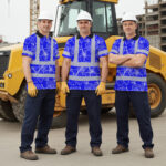 Hi-Vis-Polo-Shirt-Reflective-Tapes-Blue-Neon-Flowers-Custom-Name-Safety-Workwear-For-Workers,-Truckers,-Operators-7