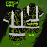 Hi-Vis-Polo-Shirt-Reflective-Tapes-Lime-Neon-Flowers-Custom-Name-Safety-Workwear-For-Workers,-Truckers,-Operators-2
