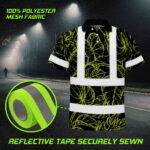 Hi-Vis-Polo-Shirt-Reflective-Tapes-Lime-Neon-Flowers-Custom-Name-Safety-Workwear-For-Workers,-Truckers,-Operators-8