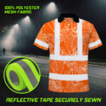 Hi-Vis-Polo-Shirt-Reflective-Tapes-Orange-Neon-Flowers-Custom-Name-Safety-Workwear-For-Workers,-Truckers,-Operators-8