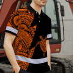 Hi-Vis-Polo-Shirt-Reflective-Tapes-Orange-Neon-Turtle-Hawaii-Custom-Name-4