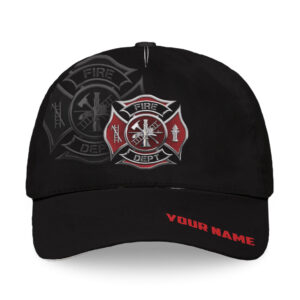 Hi Vis Cap Reflective Firefighter First In Last Out Custom Name Safety Workwear