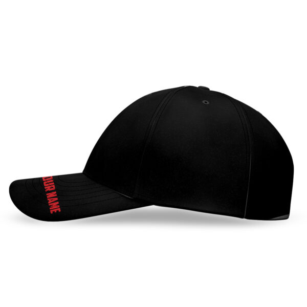 High Visibility Cap Firefighter First In Last Out Custom Name 3