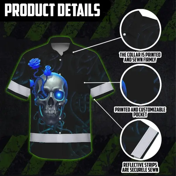 hi-vis-hawaiian-shirt-reflective-tapes-blue-neon-skull-custom-name-f9e9b.webp