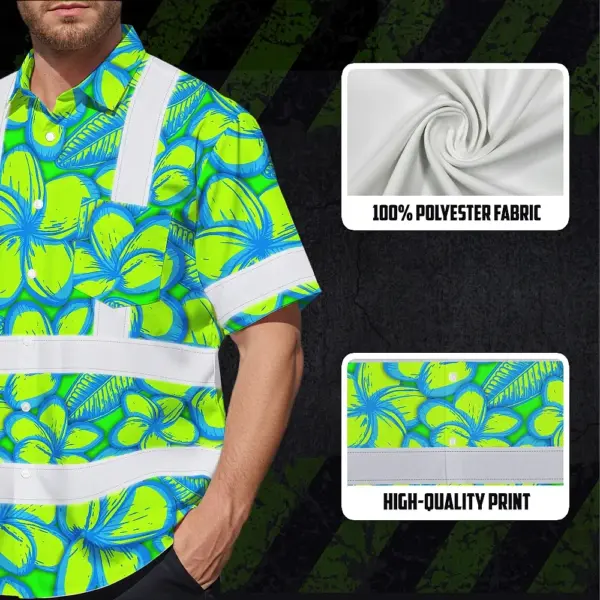 hi-vis-hawaiian-shirt-reflective-tapes-green-neon-blue-plumeria-44608.webp