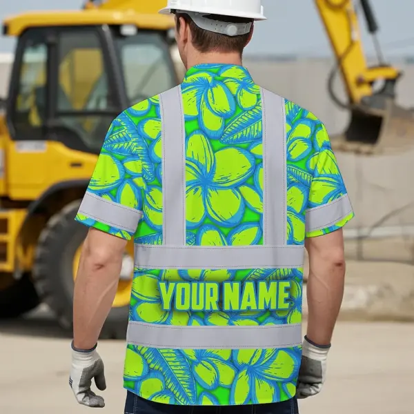hi-vis-hawaiian-shirt-reflective-tapes-green-neon-blue-plumeria-55c1e.webp