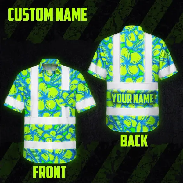 hi-vis-hawaiian-shirt-reflective-tapes-green-neon-blue-plumeria-bb711.webp