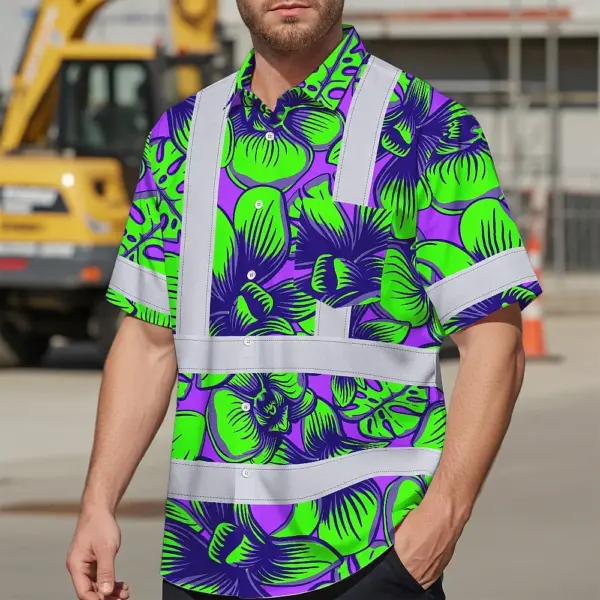 hi-vis-hawaiian-shirt-reflective-tapes-green-neon-violet-orchid-87b72.webp