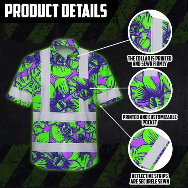 hi-vis-hawaiian-shirt-reflective-tapes-green-neon-violet-orchid-976a2.webp