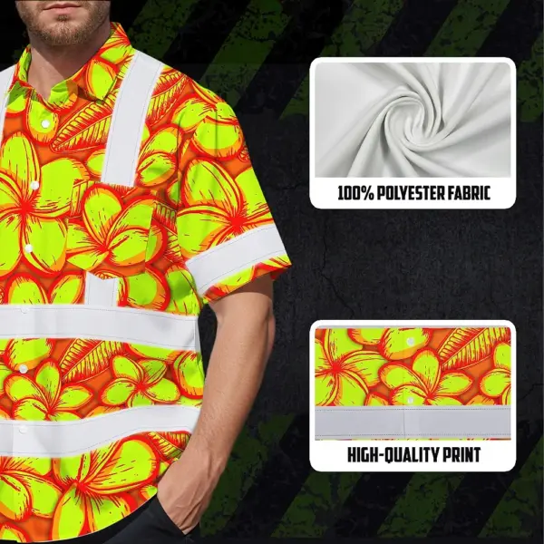 hi-vis-hawaiian-shirt-reflective-tapes-orange-neon-lime-plumeria-5caa6.webp