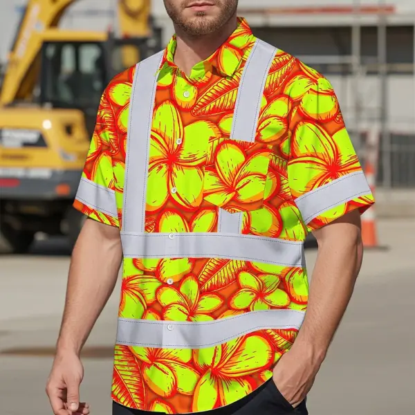 hi-vis-hawaiian-shirt-reflective-tapes-orange-neon-lime-plumeria-98735.webp