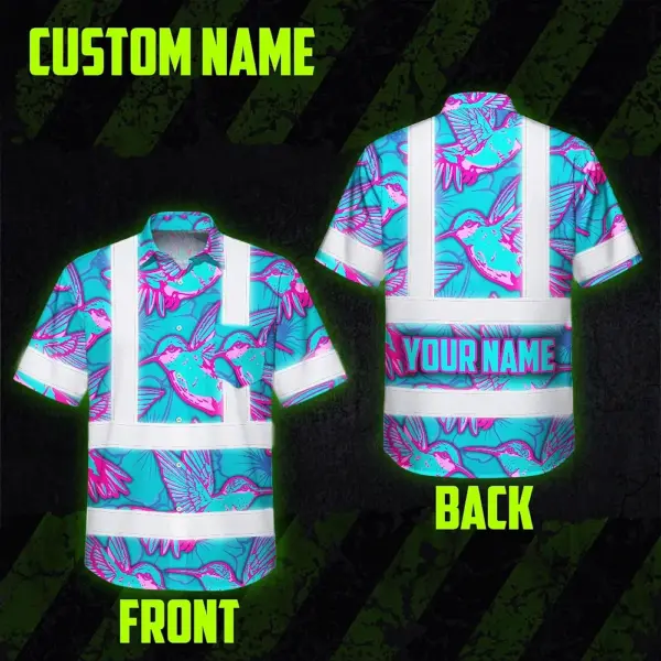 hi-vis-hawaiian-shirt-reflective-tapes-pink-neon-blue-hummingbird-15f19.webp