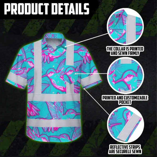 hi-vis-hawaiian-shirt-reflective-tapes-pink-neon-blue-hummingbird-f62e6.webp