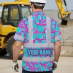 hi-vis-hawaiian-shirt-reflective-tapes-pink-neon-blue-plumeria-23aa5.webp