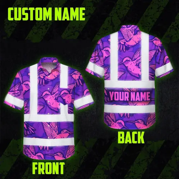 hi-vis-hawaiian-shirt-reflective-tapes-pink-neon-violet-hummingbird-2707e.webp