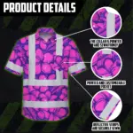 hi-vis-hawaiian-shirt-reflective-tapes-pink-neon-violet-plumeria-0042f.webp