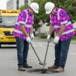 hi-vis-hawaiian-shirt-reflective-tapes-pink-neon-violet-plumeria-c21f3.webp