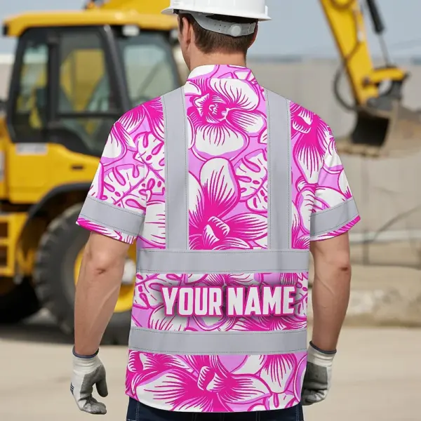 hi-vis-hawaiian-shirt-reflective-tapes-pink-neon-white-orchid-custom-484aa.webp