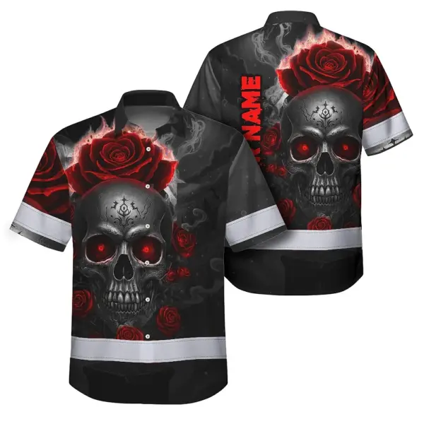 hi-vis-hawaiian-shirt-reflective-tapes-red-neon-grey-skull-custom-cbf30.webp