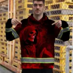 hi-vis-hoodie-reflective-tapes-red-neon-skull-custom-name-safety-b3139.webp