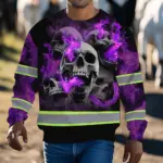 hi-vis-long-sleeve-reflective-tapes-violet-neon-smoke-skull-custom-b10c2.webp