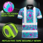 hi-vis-polo-shirt-reflective-tapes-blue-neon-and-pink-flowers-custom-3c04a.webp