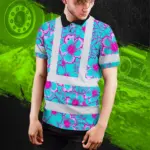 hi-vis-polo-shirt-reflective-tapes-blue-neon-and-pink-flowers-custom-3cada.webp