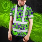 hi-vis-polo-shirt-reflective-tapes-green-neon-and-violet-flowers-51dd3.webp