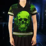 hi-vis-polo-shirt-reflective-tapes-green-neon-skull-paint-flakes-99074.webp