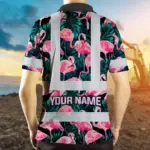 hi-vis-polo-shirt-reflective-tapes-hawaii-flamingo-custom-name-41d94.webp
