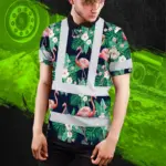 hi-vis-polo-shirt-reflective-tapes-neon-pink-flowers-2-custom-name-4efc9.webp