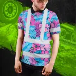 hi-vis-polo-shirt-reflective-tapes-pink-neon-and-blue-flowers-custom-c3fd3.webp