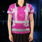 hi-vis-polo-shirt-reflective-tapes-pink-neon-flowers-custom-name-19216.webp