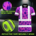 hi-vis-polo-shirt-reflective-tapes-violet-neon-and-pink-flowers-6eba5.webp