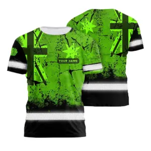 Hi Vis Shirt Reflective AU Custom Name Safety Workwear