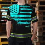 hi-vis-shirt-reflective-tapes-blue-neon-us-flag-custom-name-safety-f4822.webp