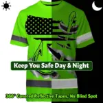 hi-vis-shirt-reflective-tapes-green-bass-fish-fishing-us-flag-safety-5287c.webp