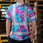 hi-vis-shirt-reflective-tapes-pink-neon-and-blue-flowers-custom-name-60793.webp